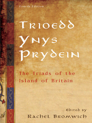cover image of Trioedd Ynys Prydein